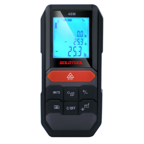 GOLDTOOL GSM-340 - Laser Distance Measurer. Up to 40m Distance IP53