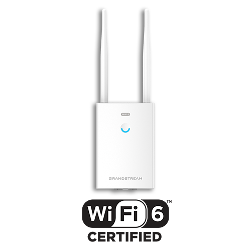 Grandstream GWN7660LR Grandstream GWN7660LR (AX1800) Dual-Band 4-Stream Outdoor Wi-Fi 6 Access Point with 1GbE x2 (PoE+ 12.9W)