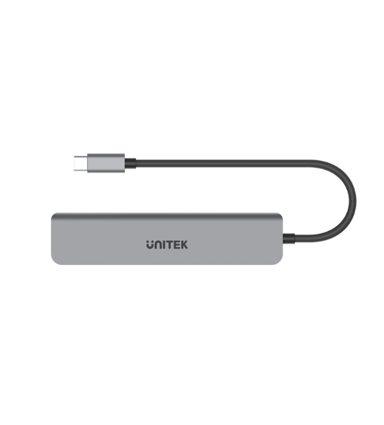 UNITEK H1118A - 7-in-1 Multi-Port Hub w/ USB-C Connector. 3x USB-A Ports 1x HDMI MicroSD Slots