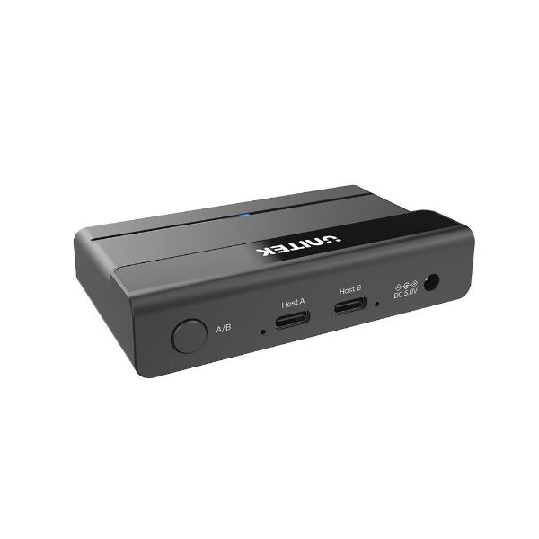 UNITEK H1310A - 4-Port KVM Switcher w/ 4x USB-A 3.0 Ports. Share USB Devices Between 2x