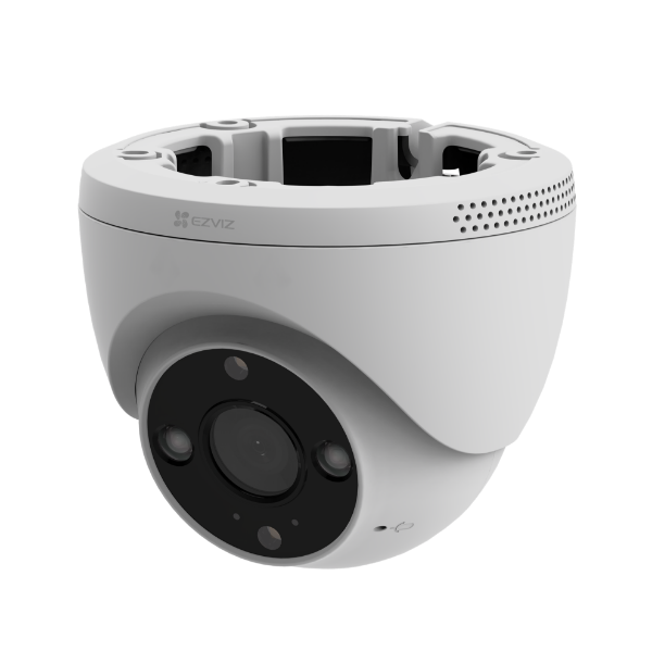 EZVIZ H4-2K - 3MP 2K 2.8mm Fixed Turret WiFi Wired Smart Camera Active Defense Light & Siren