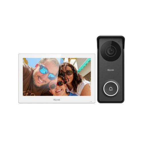 HA-KIT-H1 - HILOOK HA-KIT-H1 - Hybrid Intercom Kit w/ 7'' Colour Touch Screen & 2MP IP Indoor Station Analog Door
