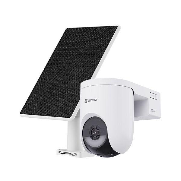 EZVIZ HB8-SP-4G - 4MP 4G Outdoor PT Security Camera with 10400mAh Battery Includes Solar Panel