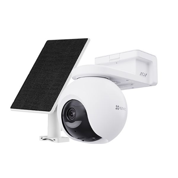 EZVIZ HB8-SP - 4MP Outdoor Wifi PT Security Camera with 10400mAh Battery Includes Solar Panel