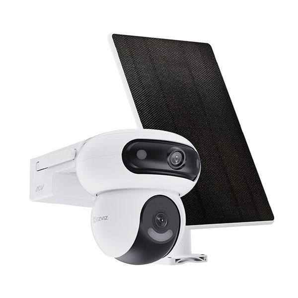 EZVIZ HB90-SP - 4MP + 4MP Dual-Lens Camera with All-Day Recording Includes 8W Solar Panel