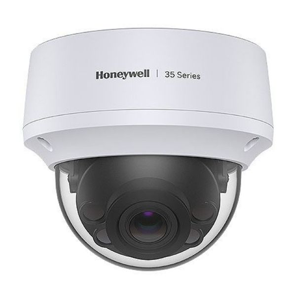 HONEYWELL HC35W48R2 - 35 Series 8MP WDR IP Dome Camera. 2.7-13.5mm Motorized Up to 40M IR. Rugged Outdoor