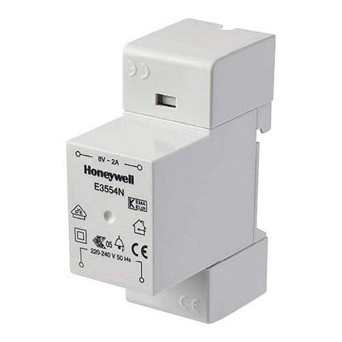 HONE3554N - HONEYWELL HONE3554N - DIN/Surface Mount 8V / 2A Transformer. This Transformer is for Fixed