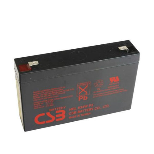 HRL634WF2 - CSB HRL634WF2 - 6V 34W 9Ah Replacement Battery for 5P Rack Mount Models: 5P650iR (2) 5P850iR (4)