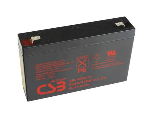 HRL634WF2 - CSB HRL634WF2 - 6V 34W 9Ah Replacement Battery for 5P Rack Mount Models: 5P650iR (2) 5P850iR (4)