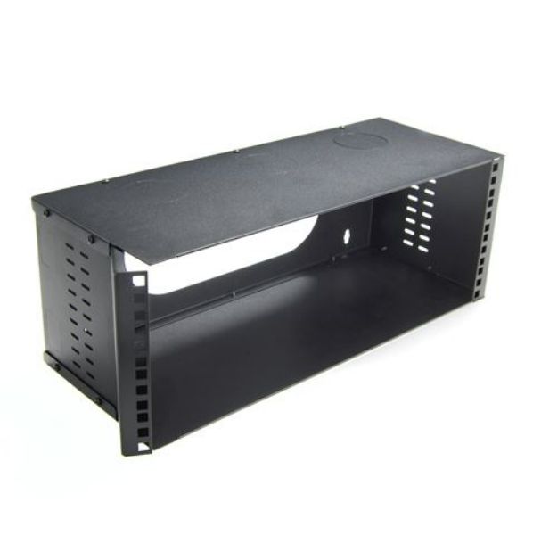 DYNAMIX HWMB200-4U - 4U 200mm Deep 19'' Fully Enclosed Hinged Wall Bracket. Includes Lid & Base Panels.