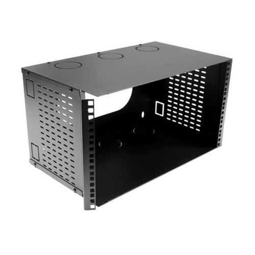 DYNAMIX HWMB300-6U - 6U 300mm Deep 19'' Fully Enclosed Hinged Wall Bracket. Includes Lid & Base Panels.