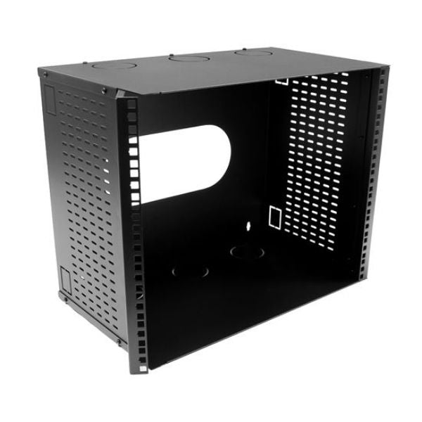 DYNAMIX HWMB300-9U - 9U 300mm Deep 19'' Fully Enclosed Hinged Wall Bracket. Includes Lid & Base Panels.