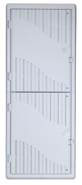 DYNAMIX HWS-4203WRV2 - 42'' Recessed Plastic Network Enclosure Slim Vented Lid Dual GPO/Cable Knockouts