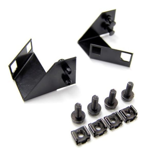 HWS-PPB - DYNAMIX HWS-PPB - Patch Panel Mounting Brackets for HWS Series Enclosures Sold as a Pair w/ Cage Nuts