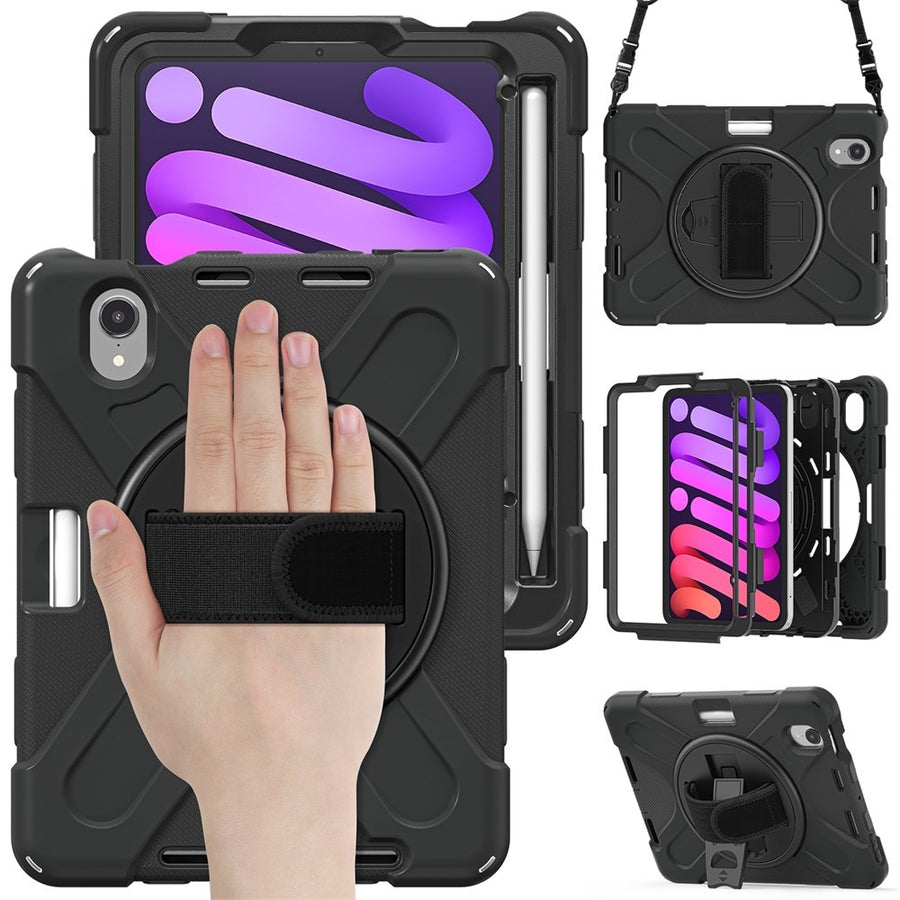 Shoulder and Hand Strap Case - iPad Mini 6-7th Gen