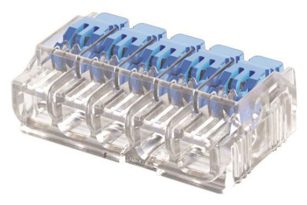 IDEAL INDUSTRIES IDL30-0095J - 32A 5 Port Wire Connector Gen II Lever 30pc Jar 0.2 mm2 to 4.0 mm2 Solid/Stranded Wire