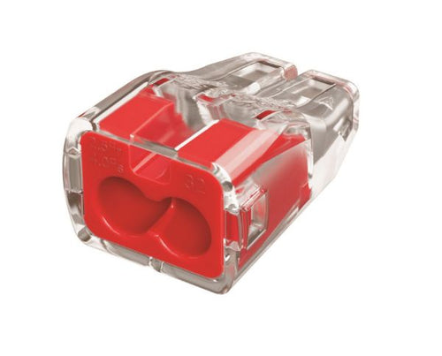 IDL30-1132J - IDEAL INDUSTRIES IDL30-1132J - 32A 2 Port Push-in Wire Connector 100pc Jar. 0.75mm2 - 4.0mm2 Solid 1.5mm2
