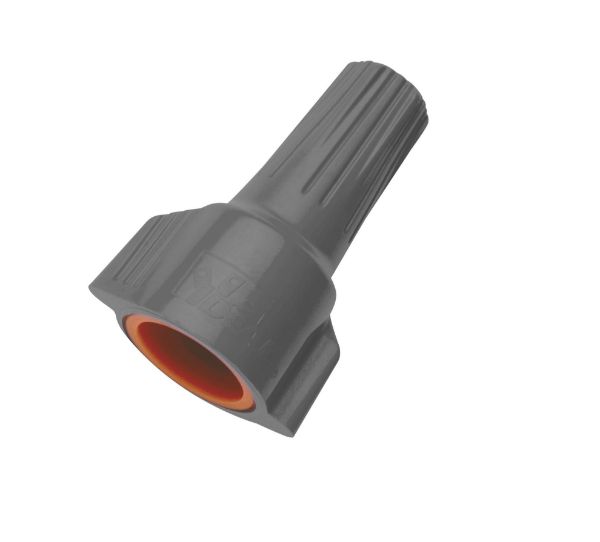 IDEAL INDUSTRIES IDL30-1161 - 24A Grey/Orange WeatherProof Twister Connector 25pc Card.