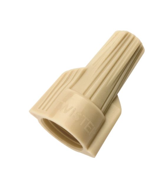 IDEAL INDUSTRIES IDL30-241JA - 41A Tan Twister Wire Connector 150pc Jar Up to 6mms Wire