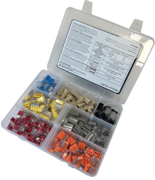 IDEAL INDUSTRIES IDL30-5020EU - In-Sure Push-In Connector Premium 32A & 24A Kit 225pc Box