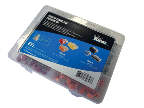 IDL30-5020EU - IDEAL INDUSTRIES IDL30-5020EU - In-Sure Push-In Connector Premium 32A & 24A Kit 225pc Box