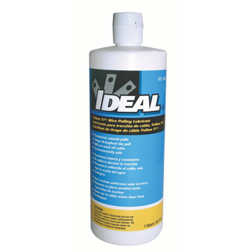 IDL31-358 - IDEAL INDUSTRIES IDL31-358 - 1 Quart Yellow 77 Wire Pulling Lubricant in Squeeze Bottle