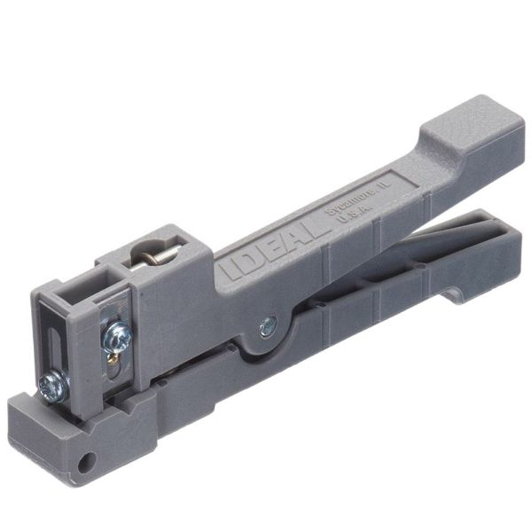 IDEAL INDUSTRIES IDL45-162 - Gray Adjustable Blade Ringer Stripper up to 3.2mm Diameter