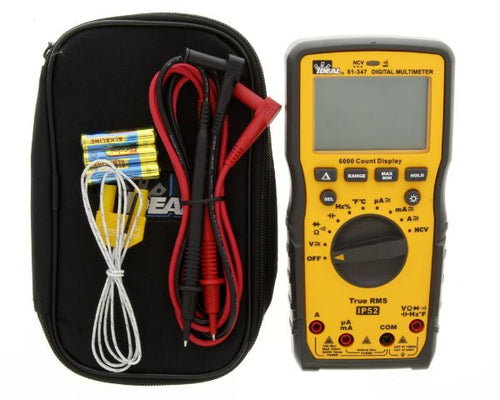 IDL61-347 - IDEAL INDUSTRIES IDL61-347 - 1000V AC/DC Multimeter. CAT IV 600V & CAT III 1000V Rating