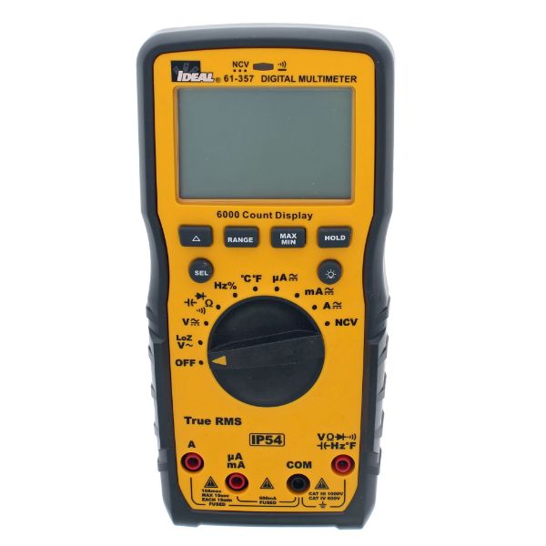 IDEAL INDUSTRIES IDL61-357 - Bar Graph 1000V AC/DC Multimeter CAT IV 600V & CAT III 1000V Rating