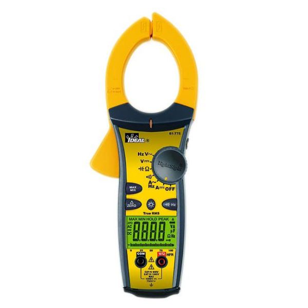IDEAL INDUSTRIES IDL61-775 - 1000A AC/DC TRMS TightSight Clamp Meter CAT IV 600V & CAT III 1000V Rating