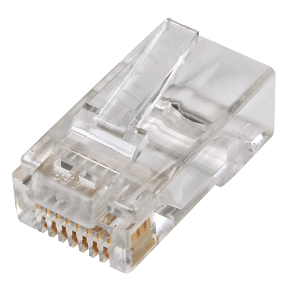 IDEAL INDUSTRIES IDL85-377J - CAT6 UTP RJ45 Push Through Plug Jar of 100 Compatible w/ 30-496