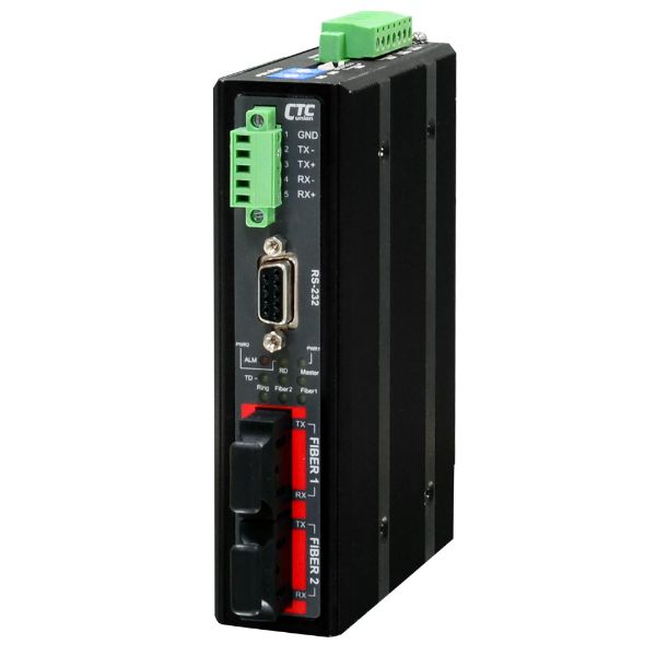 CTCUNION IFC-FDC-SC002 - Serial To Fibre Daisy Chain Media Converter 2km.