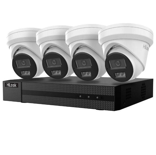 HILOOK IK-4246TH-MM-P - KIT 4x 6MP Cameras 4-Ch NVR Security Surveillance Kit. No HDD Included