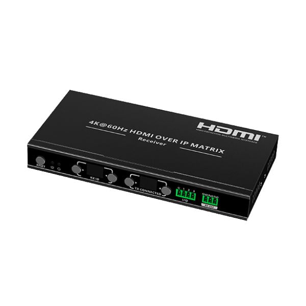 LENKENG IMCS-IM02-RX - HDMI extender over IP (Matrix) supports 4k@60hz.Compatible with Cat5e/6. Up to 120M (RX)
