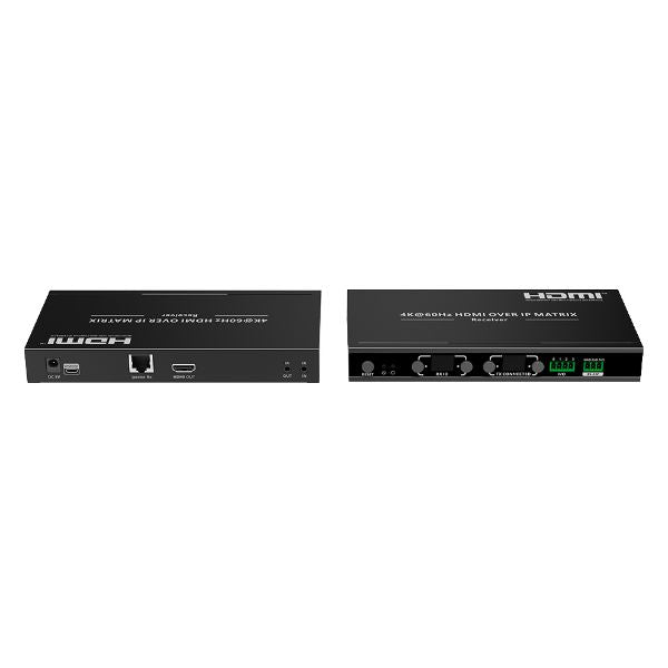 LENKENG IMCS-IM02-RX - HDMI extender over IP (Matrix) supports 4k@60hz.Compatible with Cat5e/6. Up to 120M (RX)