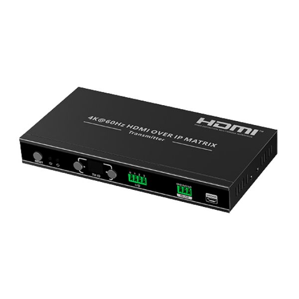 LENKENG IMCS-IM02-TX - HDMI extender over IP (Matrix) supports 4k@60hz.Compatible with Cat5e/6. Up to 120 M (TX)