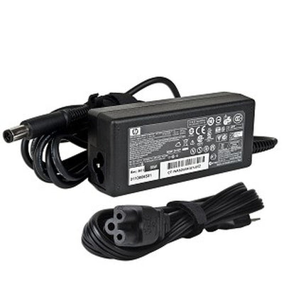 519329-002 - HP Power Adapter AC 65W 7.4mm Tip 19VDC Output - C6 3-Pin AC Input