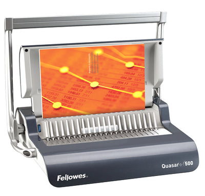 5627701 - Fellowes Quasar+ 500 Plastic Comb Binding Machine