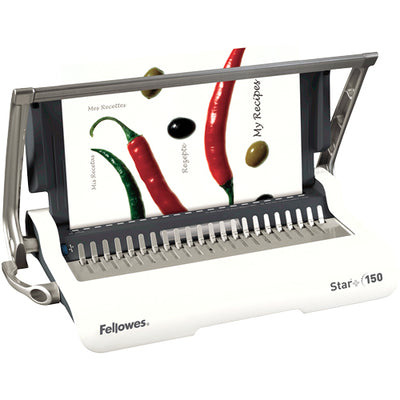 5627501 - Fellowes Star+ 150 Plastic Comb Binding Machine