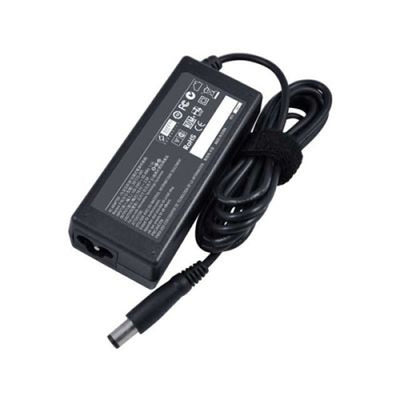 418872-001 - HP Power Adapter AC 65W 7.4mm Tip 19VDC Output - C6 3-Pin AC Input
