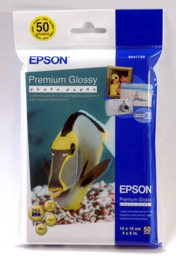 EPSON C13S041729 - 4X6 PREM GLOSS PHOTO PAPER 50SHEET