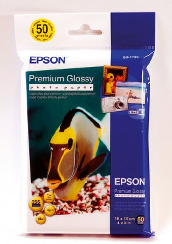 EPSON C13S041729 - 4X6 PREM GLOSS PHOTO PAPER 50SHEET