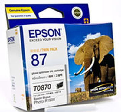 C13T087090 - Epson T0870 Gloss Optimiser Tinte