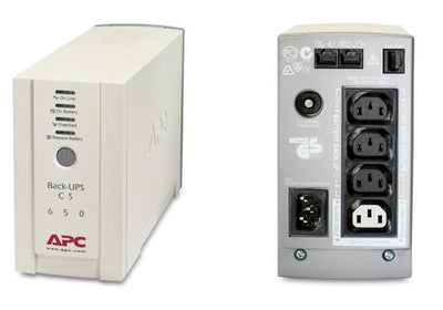 BK650-AS - APC STANDBY BACK-UPS (CS), 650VA, IEC(4), USB, SERIAL, 2YR WTY