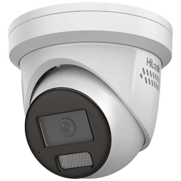 HILOOK IPC-T269H-MU-2-8 - 6MP IP Fixed Turret Camera w/ Active Colour Deterrence Strobe Light & Audio Alarm 2.