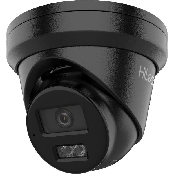 HILOOK IPC-T282H-MU-BLK - 8MP IP POE Turret Camera w/ 2.8mm Fixed Lens Black