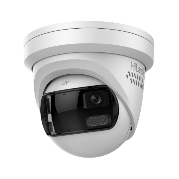 HILOOK IPC-T289PH-MU-2W - 8MP Dual Lens Stitched Wide Angle Smart Hybrid Light Fixed Turret Network Camera. 2mm WHT