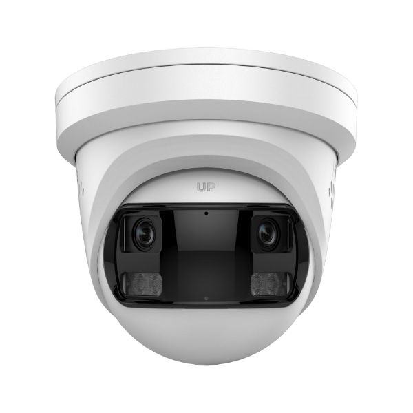 HILOOK IPC-T289PH-MU-2W - 8MP Dual Lens Stitched Wide Angle Smart Hybrid Light Fixed Turret Network Camera. 2mm WHT