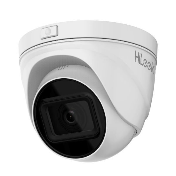 HiLook IPC-T651H-Z - 5MP IP Motorized Zoom Varifocal Turret PoE Camera w/ 2.8-12mm Lens.