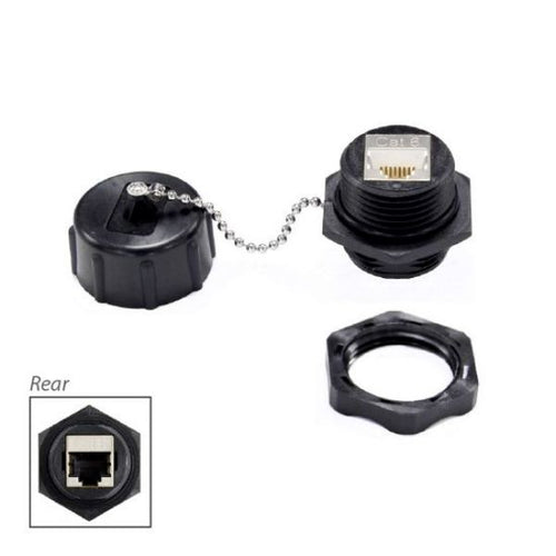 IPR-C6C - DYNAMIX IPR-C6C - IP67 Rated Cat6 Shielded Joiner w/ Dust Cap